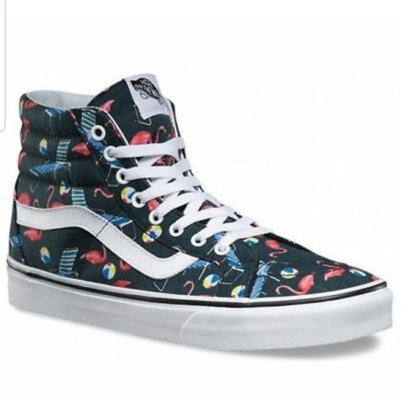 flamingo vans high tops